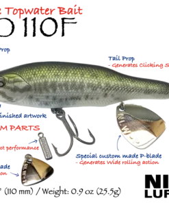 Nishine Lure Works Walking Abino 110F