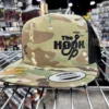 The Hook Up Tackle Black Logo Snapback Hat