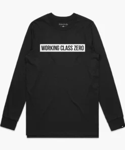 Working Class Zero Standard Logo Long Sleeve Tee Shirt