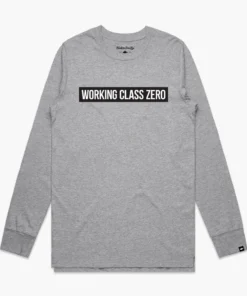 Working Class Zero Standard Logo Long Sleeve Tee Shirt