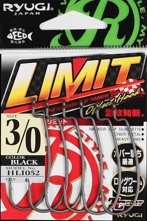 Ryugi Worm Hooks Limit Offset Hook 3 Ryugi Worm Hooks Limit Offset Hook