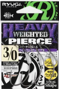 Ryugi Heavy Weighted Pierce Twistlock Hook Swimbait Hooks 3 Ryugi Heavy Weighted Pierce Twistlock Hook Swimbait Hooks