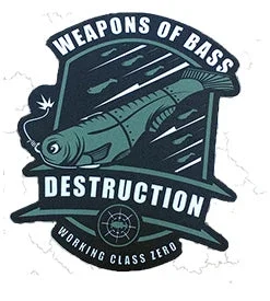 Working Class Zero Weapons Of Bass Destruction Sticker Stickers