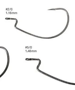 Nogales Offset Master Heavy Wide Worm Hooks