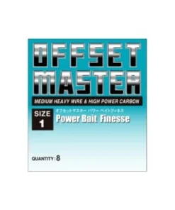 Nogales Worm Hooks Offset Master Power Bait Finesse